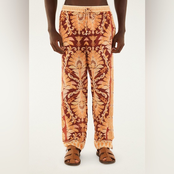 Red Wonderful Tapestry Pants - Picture 4 of 5